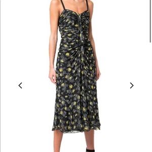 NWT CInq a Sept stunning floral silk dress